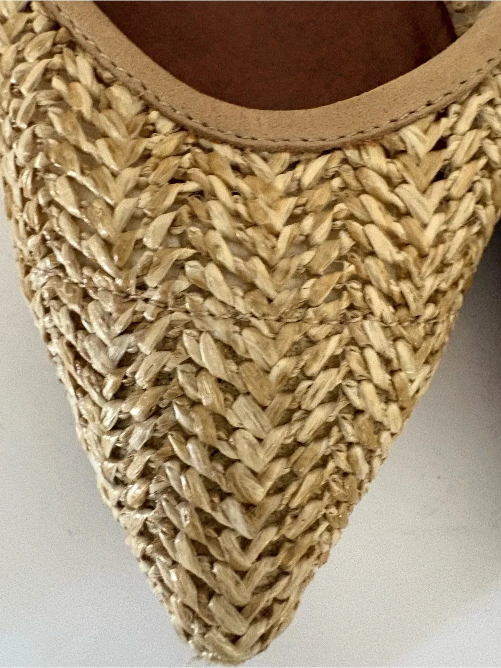 Matt Bernson Zola D’Orsay ankle strap flats Honey Raffia. 7. Great shape w/box